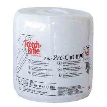 `RECUREUR BLANC `sur rouleau - pr&eacute;d&eacute;coup&eacute;(40pads) 3M 20cmx4m [PRE-CUT 690] photo du produit