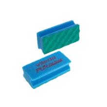 Schuurspons handgreep blauw zachte schuurlap 7 x 15 x 4.5 cm Pur active artikelfoto