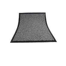 Grijze polypropyleen stofmat met vinyl rug 60x90cm artikelfoto