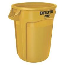 Collecteur rond jaune 75,7 l Brute photo du produit