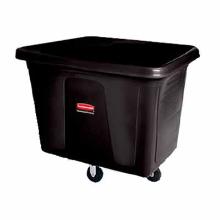 Chariot cubique :capacit&eacute; 300lt - noir - poly&eacute;thyl&egrave;ne - 108.6 x 71.1 x 83.8 cm photo du produit