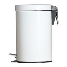Pedaalemmer - metaal wit - 3 lt artikelfoto