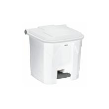 Utilo : poubelle à pédale - 30 lt - blanc photo du produit