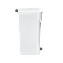 Poubelle &agrave; p&eacute;dale - 80 lt - blanc - "Utilo" photo du produit