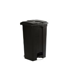 Pedaalemmer - zwart - antibacterieel - gerecycleerd pp - 90 lt artikelfoto