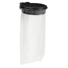 Support sac murale 110 l avec couvercle gris manganèse Collecmur photo du produit