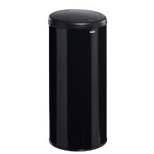 Poubelle noire ouverture manuelle 45lt photo du produit