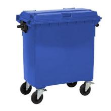 Container : bleu - sur roues - 770 lt photo du produit