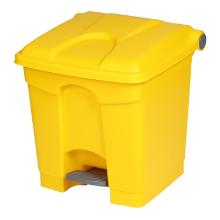 Poubelle &agrave; p&eacute;dale - jaune - 30 lt photo du produit