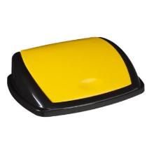 Couvercle basculant clap : jaune - 50 lt photo du produit