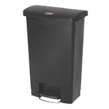 Step on fs : collecteur &agrave; p&eacute;dale - 50 lt - noir - r&eacute;sine photo du produit