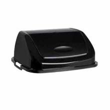 Couvercle basculant clap : noir - 50 lt photo du produit
