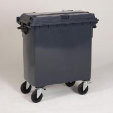 Container : antracietgrijs - op wieltjes - 770 lt artikelfoto