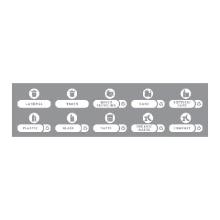 Slim-jim : recycling station - labels kit frans - 1kit artikelfoto