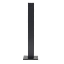 Pied et base pour cendrier - gris anthracite - acier galvanisé photo du produit