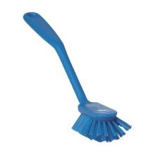 Brosse vaisselle : bleu - medium - 28 cm - "vikan" photo du produit
