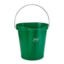 Emmer vikan : polypropyleen - groen - schenktuit - 12 lt artikelfoto