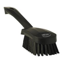 Brosse &agrave; mains manche court dur 27 cm noir Vikan photo du produit
