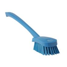 Brosse &agrave; main manche long dur 41,5 cm bleu Vikan photo du produit