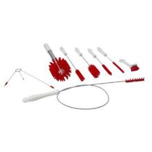 Kit brosses sundae : assortiment flessenborstels - kleine schuurborstel - rood artikelfoto