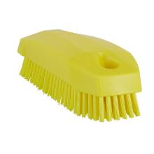 Brosse &agrave; r&eacute;curer main dur 13 cm jaune Vikan photo du produit