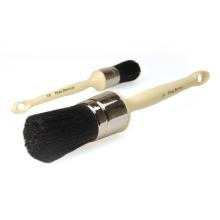 Pinceau : rond - soie noire - manche plastique -n&deg; 22 - 37 mm - "hobby" photo du produit