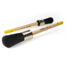Kwast - rond - zwart haar - houten steel - n&deg; 12 - 22 mm - "eco" artikelfoto