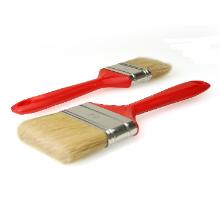 Kwast - plat - blond haar - kunststof steel - 1,5"- 40 mm - "industrie" artikelfoto