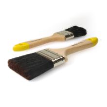 Kwast - plat - zwart haar - houten steel - 2,5 " - 60 mm - "universel" artikelfoto