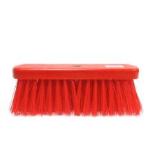 Straatveger : pvc rood kort - montuur hout rood - 30 cm artikelfoto
