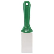 Grattoir main : lame inox - 50mm - vert photo du produit