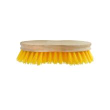 Handschuurborstel : ppn vezel geel - ongelakt hout - 18 cm artikelfoto