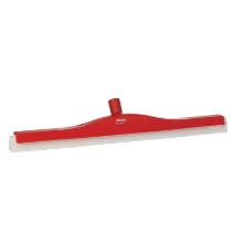Raclette sol vikan : polypropyl&egrave;ne - pivotante - rouge- caoutchouc blanc - 60 cm photo du produit