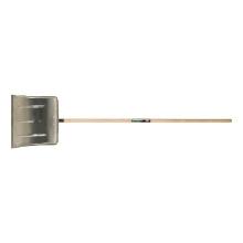 Sneeuwschop : aluminium - houten steel 130cm artikelfoto