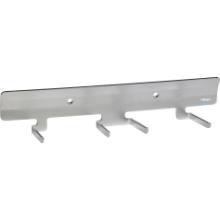 Support mural : inox - 1crochet - 2clips - 58 x 70 x 305 mm photo du produit