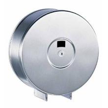 Jumbo basic : geborsteld inox - dispenser wc-rol - 400m - sleutel - Ø 30cm artikelfoto