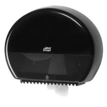 Toiletpapier Dispenser zwart 35 x2 8 x 13 cm T2 Tork Elevation Mini Jumbo artikelfoto