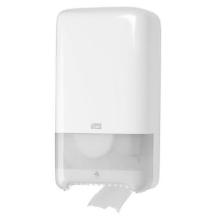 Toiletpapier dispenser wit 19 x 14 x 35 cm T6 Tork Twin Mid size Compact artikelfoto