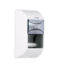 Dispenser  for toilet paper rolls - white - 2 rolls max 130 mm artikelfoto