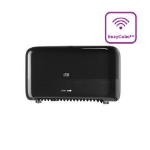 Toiletpapier dispenser zwart 36 x 13 x 20 cm T7 Tork Twin Midi artikelfoto