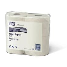 Toiletpapier gerecycleerd wit 2 laags wit 69,44m T4 artikelfoto