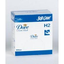 Soft care dove cream wash H2 : savon main - hydratant - ultra doux - 800 ml photo du produit