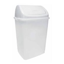 POUBELLE CLAP/5lt:PP couvercle basculant blanc photo du produit
