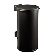 Poubelle murale tubo : 80L lt - gris mangan&egrave;se - couvercle gris photo du produit