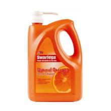 Industri&euml;le handzeep met microkorrels en pompje Swarfega Orange 4 L artikelfoto