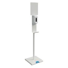 Sanimains Station désinfection mains à pédale - blanc - capacité 1,1 l photo du produit