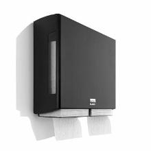 SATINO BLACK BRIQ DOUBLE:Toilet papier disp. ABS Matzwart artikelfoto