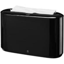 Draagbare multifold handdoek dispenser zwart H2 Xpress artikelfoto