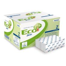 Essuie mains recyclé blanc Z 2 plis 22,5 x 24 cm Eco photo du produit