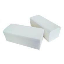 Essuie-mains - blanc - 2 plis - v - 20 x 180 f. - 21 x 25 cm photo du produit